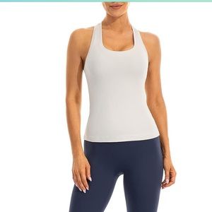Essential Racerback Tank Top Yoga Performance Workout Tops